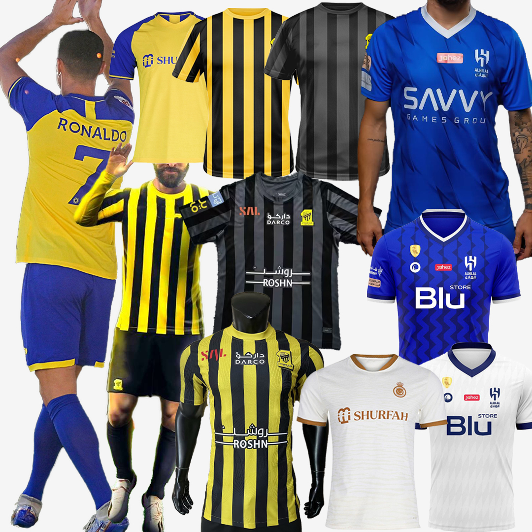 Al ittihad BENZEMA 23 24 Nassr Hilal FC soccer Jerseys NEVES Ronaldo KANTE Men set Kids Kit Al-Ittihad uniform 2023 2024 KOULIBALY BROZOVIC Football shiirt Al-Nassr, 22/23
Al ittihad BENZEMA 23 24 Nassr Hilal FC soccer Jerseys NEVES Ronaldo KANTE Men set Kids Kit Al-Ittihad uniform 2023 2024 KOULIBALY BROZOVIC Football shiirt Al-Nassr, 22/23