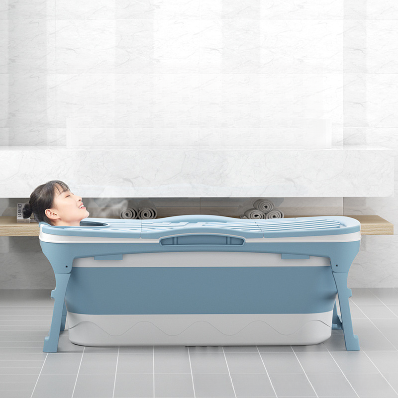 Folding Bathtub Outdoor Household Portable Full Body Bath Basin Adult u0026 Childrens Four Seasons Swimming Pool Bathroom Supplies