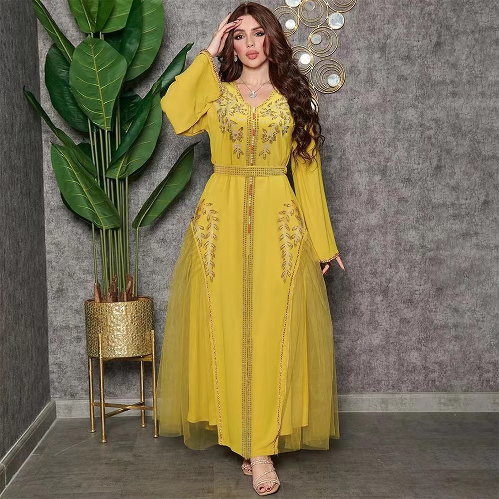 2023 new arabic beaded evening dresses sheer neck prom dresses mermaid formal party seond reception gowns Long Sleeve Flowers Formal Evening Dress Robes De Mariee, Yellow
2023 new arabic beaded evening dresses sheer neck prom dresses mermaid formal party seond reception gowns Long Sleeve Flowers Formal Evening Dress Robes De Mariee, Yellow