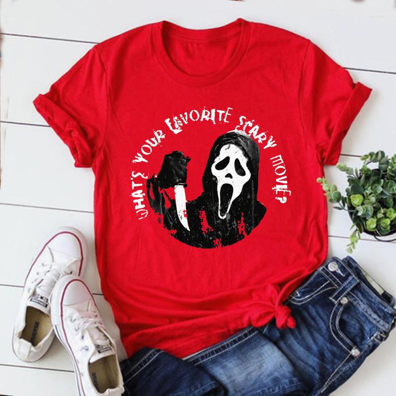 Women's T Shirts Ghostface Shirt Horror Movie T-shirt Scream Knife Tee Halloween Gift For Her T-shirts Gothic Women, Ws5372-d3
Women's T Shirts Ghostface Shirt Horror Movie T-shirt Scream Knife Tee Halloween Gift For Her T-shirts Gothic Women, Ws5372-d3