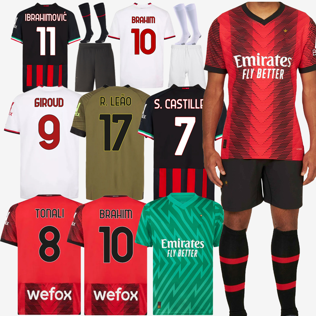 23 24 milans soccer jerseys ac Fans Player version GIROUD IBRAHIMOVIC LAUTARO KOLAROV ORIGI REBIC goalkeeper football shirt 2023 2024 Women men sets uniform kids kit, 23/24 fans version
23 24 milans soccer jerseys ac Fans Player version GIROUD IBRAHIMOVIC LAUTARO KOLAROV ORIGI REBIC goalkeeper football shirt 2023 2024 Women men sets uniform kids kit, 23/24 fans version