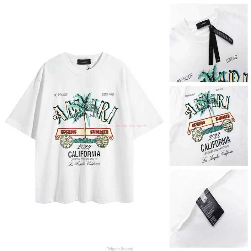 Designer Fashion Clothing Amires Tees Am Tshirt Amies Coconut Tree Letter Print Round Neck Cotton Short Sleeve t Shirt Mens Womens Casual Versatile Couple, White
Designer Fashion Clothing Amires Tees Am Tshirt Amies Coconut Tree Letter Print Round Neck Cotton Short Sleeve t Shirt Mens Womens Casual Versatile Couple, White