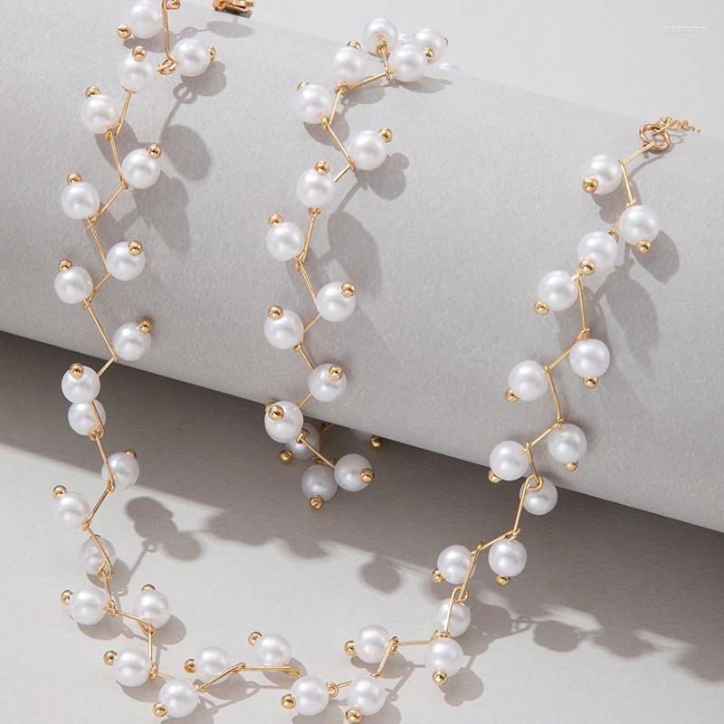 Necklace Earrings Set HuaTang Fashionable And Minimalist Japanese Korean Pearl Temperament Beach Neck Strap Short Jewelry, Picture shown
Necklace Earrings Set HuaTang Fashionable And Minimalist Japanese Korean Pearl Temperament Beach Neck Strap Short Jewelry, Picture shown