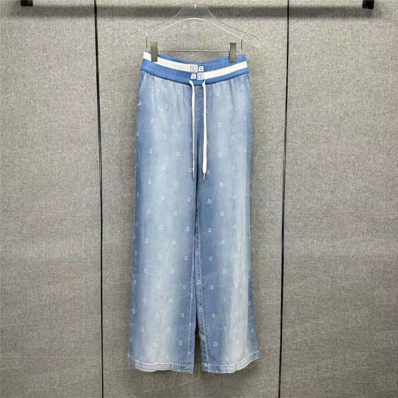 Gradient Denim Pants Designer Jeans For Women Full Letters Printing Trousers Spring Summer Long Pant Clothing, Blue
Gradient Denim Pants Designer Jeans For Women Full Letters Printing Trousers Spring Summer Long Pant Clothing, Blue