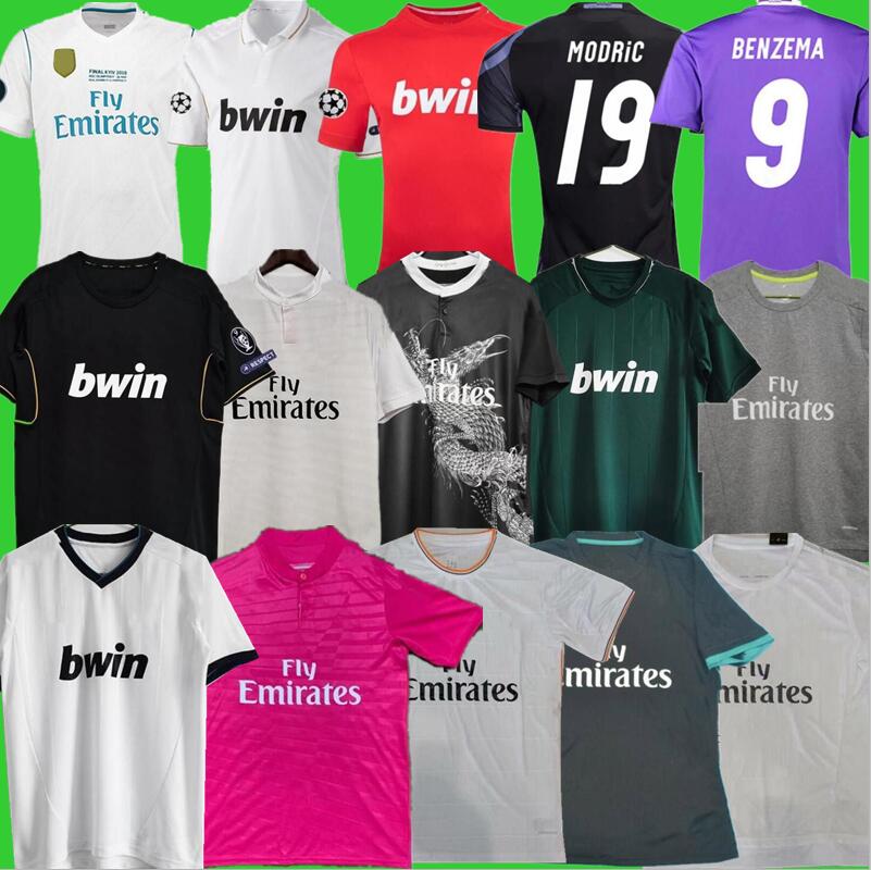 2016 2017 2018 real madrids soccer jerseys 16 17 18 BALE BENZEMA MODRIC Retro football shirts Vintage ISCO Maillot SERGIO RAMOS RONALDO Camiseta long and short shirt