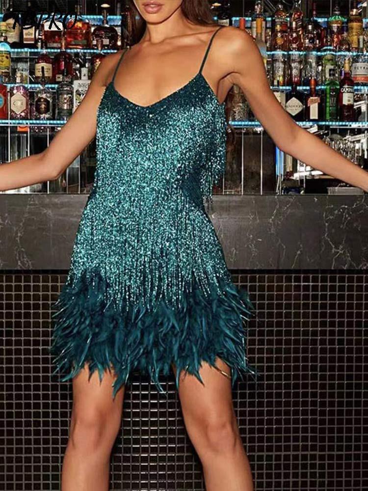 Casual Dresses Sexy Tassel Sequins Feather Mini Women Fashion Spaghetti Strap Stitching Female Elegant Evening Party Club 221119, White 03
Casual Dresses Sexy Tassel Sequins Feather Mini Women Fashion Spaghetti Strap Stitching Female Elegant Evening Party Club 221119, White 03