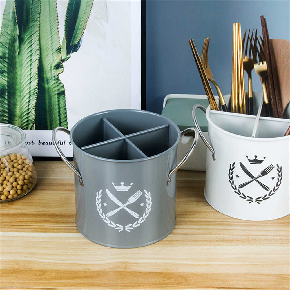 Update For Kitchen Knife Fork Racks Thickened Removable Cutlery Drain Rack New Multifunctional Non Slip Nordic Style