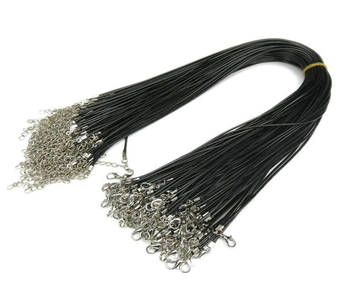 Black Wax Leather Necklace 15cm20cm Cord String Rope Wire Extender Chain with Lobster Clasp DIY Fashion jewelry component5491462
Black Wax Leather Necklace 15cm20cm Cord String Rope Wire Extender Chain with Lobster Clasp DIY Fashion jewelry component5491462
