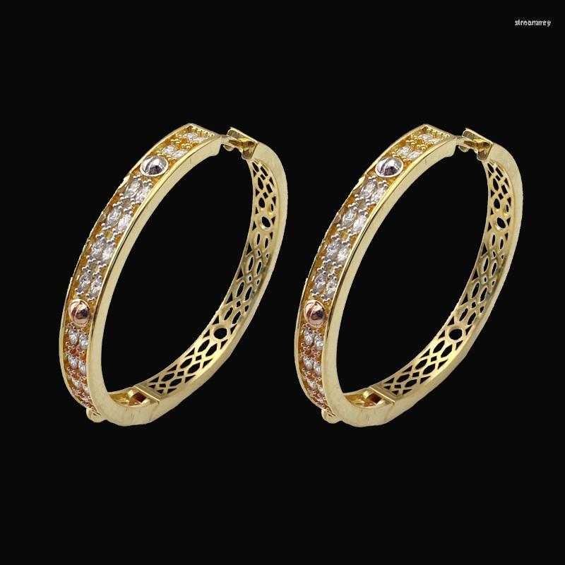 Hoop Earrings Lanyika Simple Prismatic Zircon Micro Plated Wedding Birthday Big Ear Loops Bridal Daily Gift Fashion Jewelry
Hoop Earrings Lanyika Simple Prismatic Zircon Micro Plated Wedding Birthday Big Ear Loops Bridal Daily Gift Fashion Jewelry