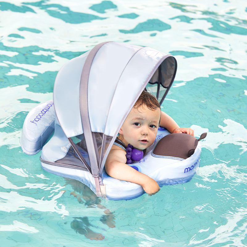 Sand Play Water Fun Mambobaby Baby Float Swimming Rings Swim Floats Infant Floater Pool Accessories Toddler Toys Swim Trainer Non-Inflatable 230712