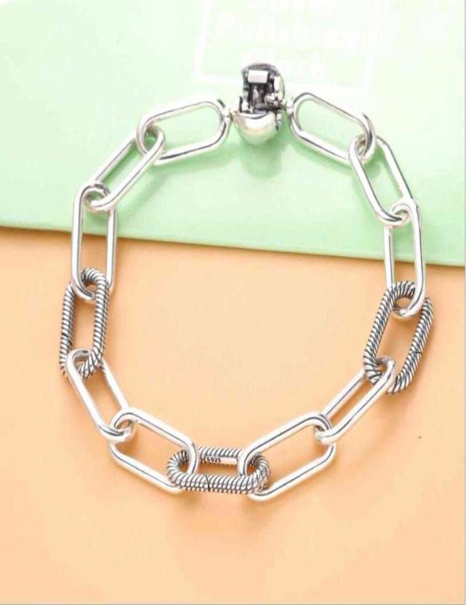 925 Sterling Silver Bracelet Me Link Chain Pattern Circular Clasp Bangle Fit Women Bead Charm jewelry2538029
925 Sterling Silver Bracelet Me Link Chain Pattern Circular Clasp Bangle Fit Women Bead Charm jewelry2538029