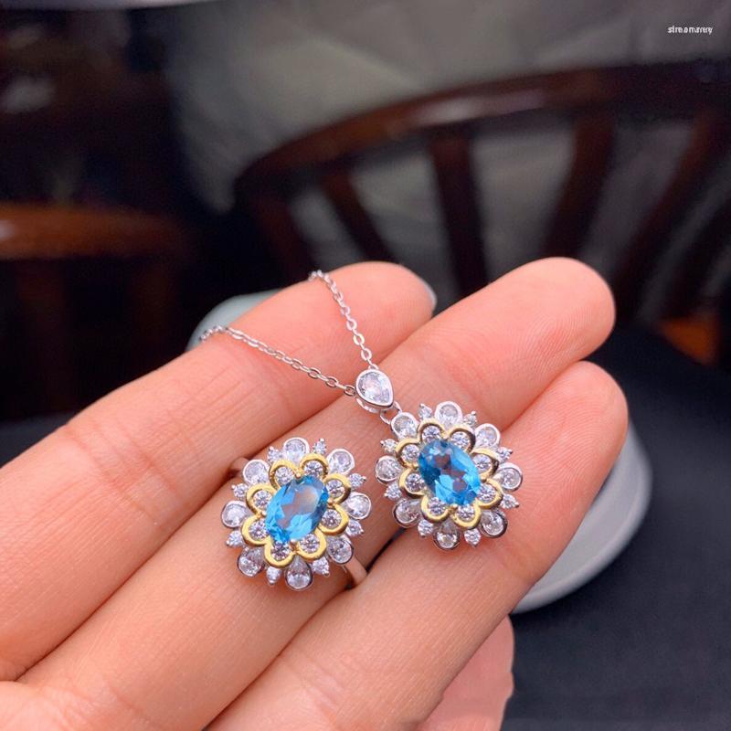 Necklace Earrings Set Exquisite Small Flower Pendant Two Color Jewelry Inlay Full Zircon Fashion Eternity Wedding Ring For Women Engagement, Picture shown
Necklace Earrings Set Exquisite Small Flower Pendant Two Color Jewelry Inlay Full Zircon Fashion Eternity Wedding Ring For Women Engagement, Picture shown