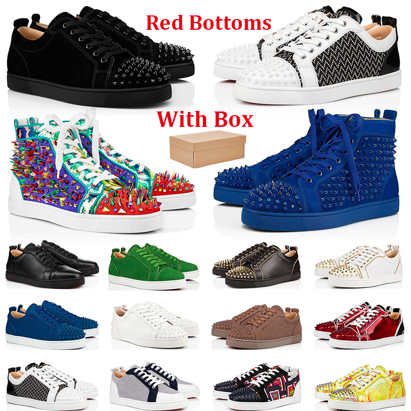 Designer Shoes Red Bottoms Men Women Low Cut Platform Sneakers Luxury High Vintage Loafers Leather Spikes Party Casual Shoe Mens Trainers, #34
Designer Shoes Red Bottoms Men Women Low Cut Platform Sneakers Luxury High Vintage Loafers Leather Spikes Party Casual Shoe Mens Trainers, #34