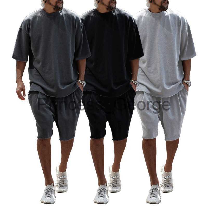 Men's Tracksuits Men's Suits Loose TShirts and Shorts Summer Fashion Trendy Clothing x0627, Dark grey
Men's Tracksuits Men's Suits Loose TShirts and Shorts Summer Fashion Trendy Clothing x0627, Dark grey