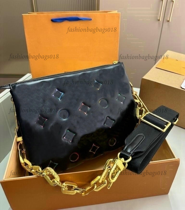 Designer Coussin PM Womens Handbag Puffy Leather Chain Crossbody Multicolor Floral Pattern Clutch Embossed Monograms Pillow Pink Rose Violet Navy Blue Cream, Brown
Designer Coussin PM Womens Handbag Puffy Leather Chain Crossbody Multicolor Floral Pattern Clutch Embossed Monograms Pillow Pink Rose Violet Navy Blue Cream, Brown