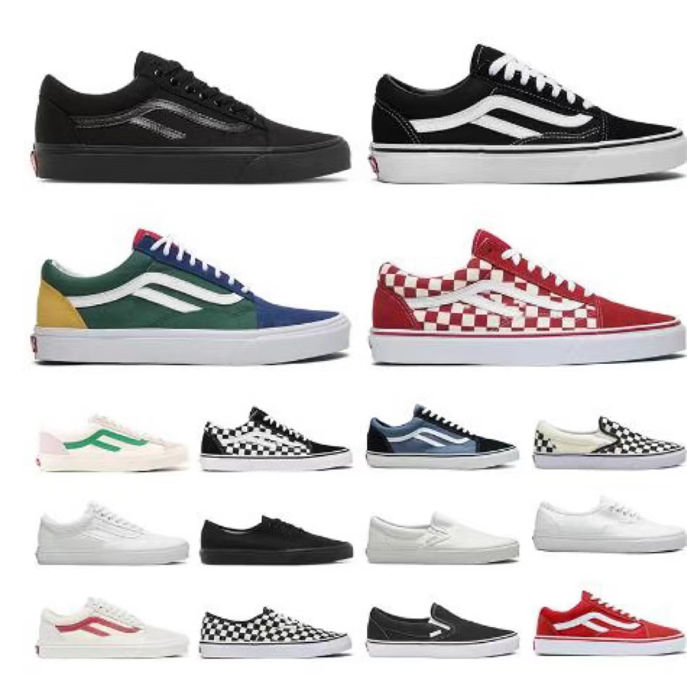CLASSIC designer shoes Old Skool Casual van skateboard Black White mens womens fashion Plate-forme outdoor flat size 36-44, V10
CLASSIC designer shoes Old Skool Casual van skateboard Black White mens womens fashion Plate-forme outdoor flat size 36-44, V10