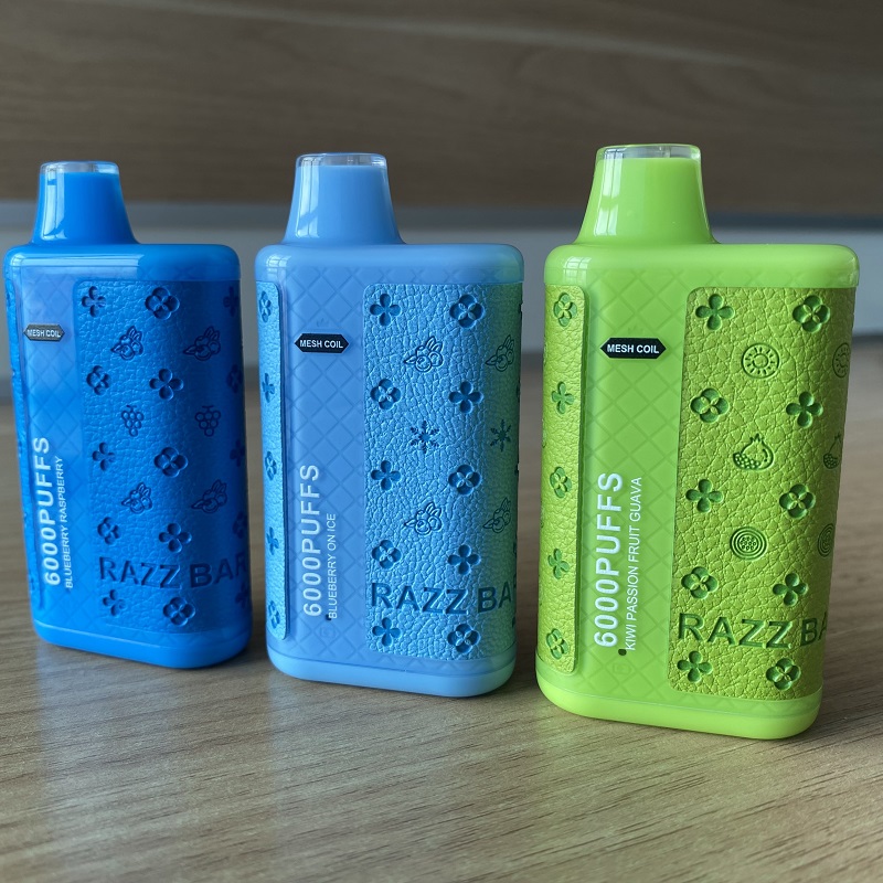 Fastest shipping Newest RAZZ BAR 6000 Puffs rechargeable Disposable cigarette Vape Device 12 flavors 550mah Battery 14ml Cartridge Starter Kit European warehouse
Fastest shipping Newest RAZZ BAR 6000 Puffs rechargeable Disposable cigarette Vape Device 12 flavors 550mah Battery 14ml Cartridge Starter Kit European warehouse