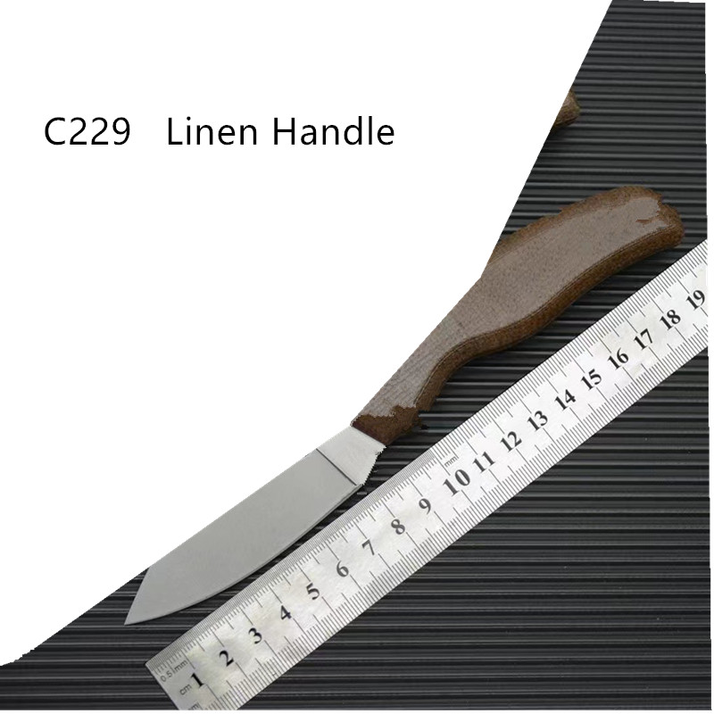C229 Folding Knife 9Cr18mov Blade Linen Handle Outdoor Camping Hunting Survival Pocket Knife Utility EDC
C229 Folding Knife 9Cr18mov Blade Linen Handle Outdoor Camping Hunting Survival Pocket Knife Utility EDC