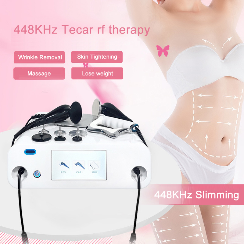 3 in 1 Indiba Newest Tech 448K Ret Cet Slimming Machine RF Therapy Physiotherapy Relief Pain Massager SPA Tecar
