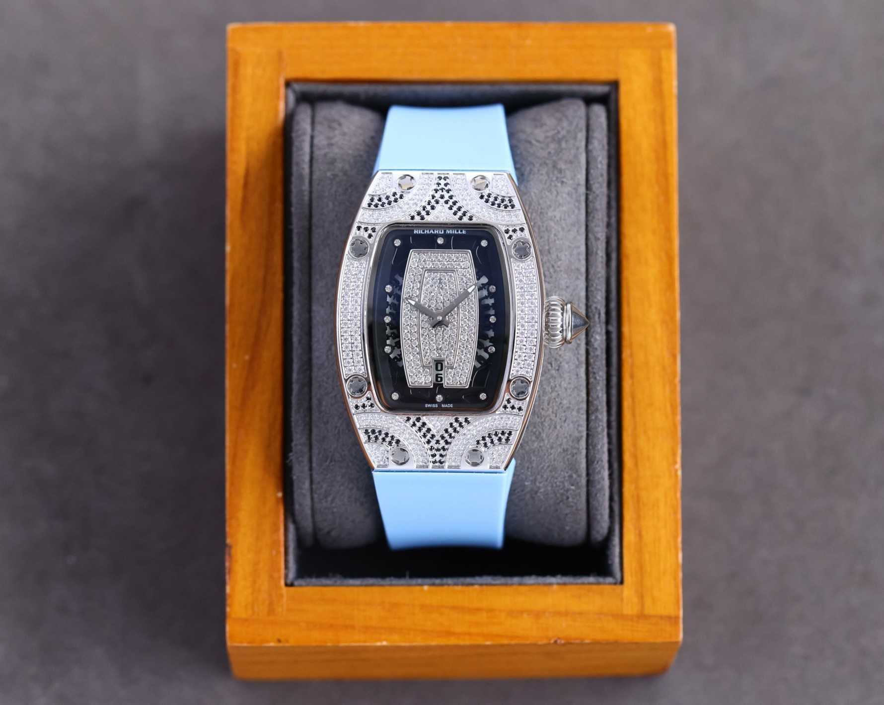 Fantastic Diamond R i c h a r d Luxury Super style Female wrist watches RM007 RM07-01 montre designer High-end quality iced out bezel for women waterproof gift 4lle, 14
Fantastic Diamond R i c h a r d Luxury Super style Female wrist watches RM007 RM07-01 montre designer High-end quality iced out bezel for women waterproof gift 4lle, 14