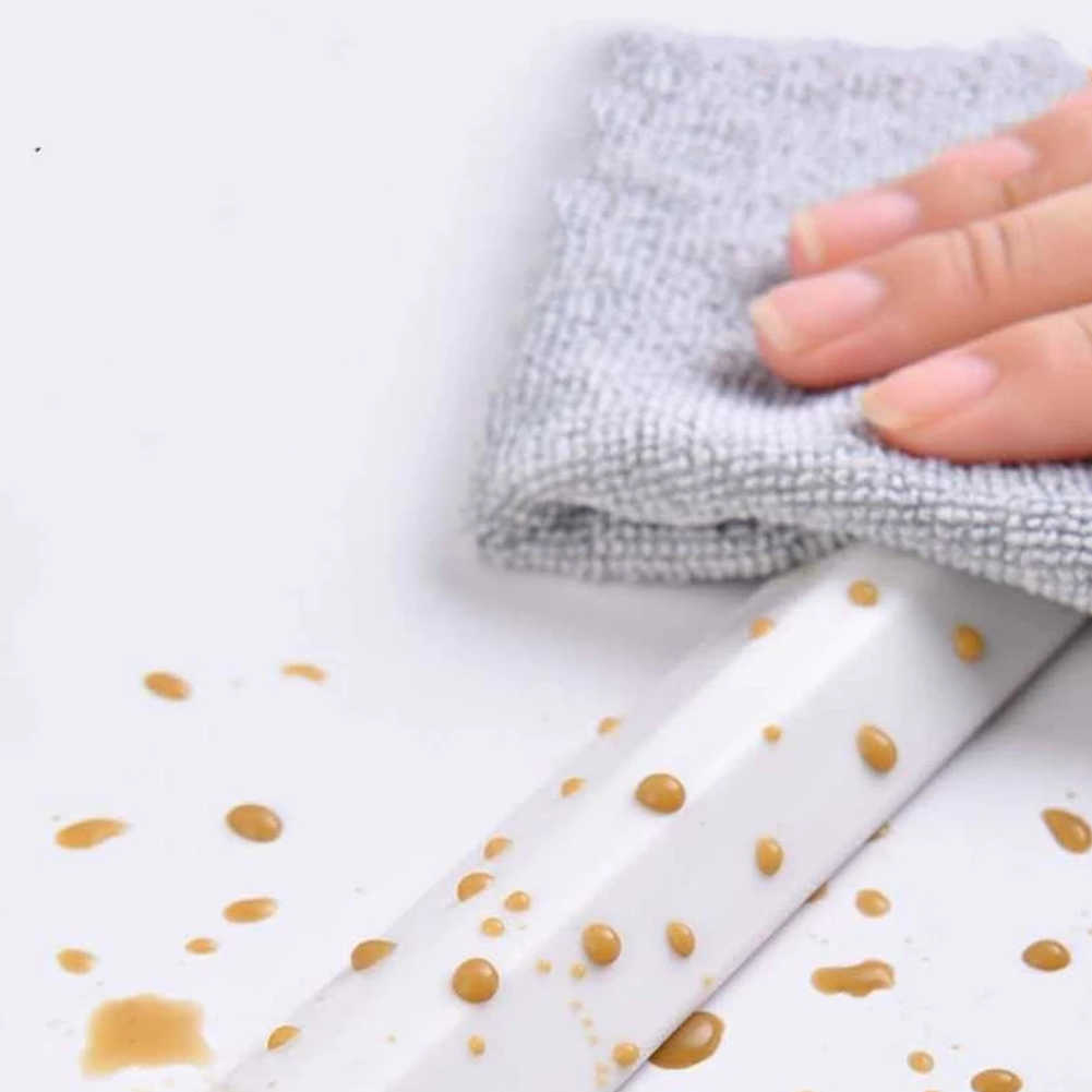 Bathroom Retention Water Barrier Strip Dry Wet Separation Silicone Seal Strip Bendable Barrier Water Stopper 30/50/80/100/200cm