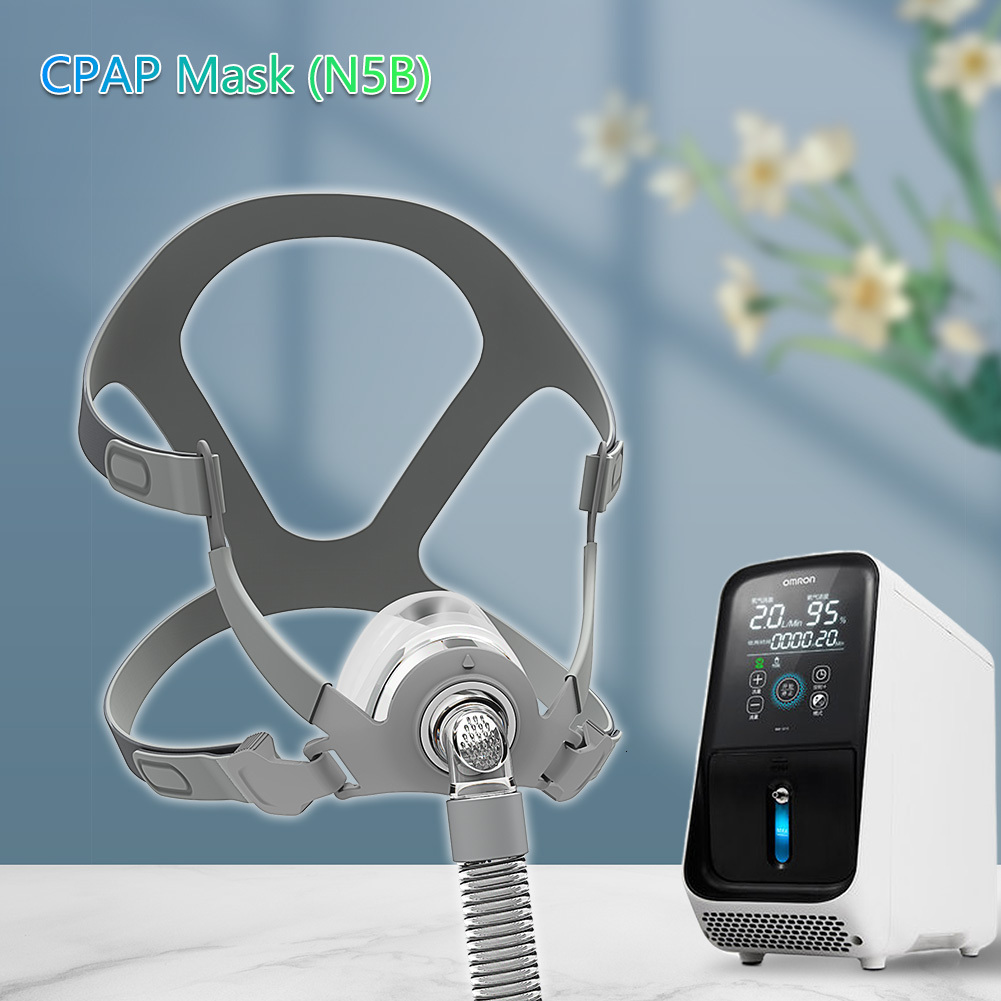 Other Health Beauty Items F4N5B CPAP Mask for Auto AP Pillow Full Face Silicone Material Size SML with Headgear Fast 230626