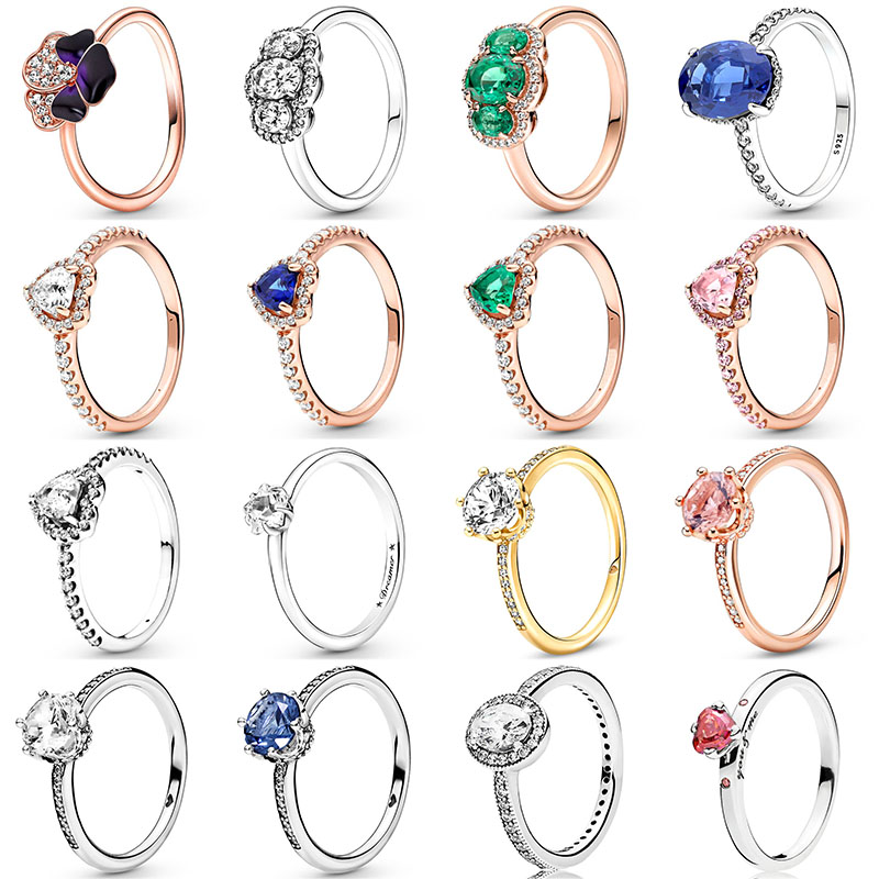 925 Sterling Silver New Fashion Women's Ring Deep Purple Disc-shaped Flowers and Heart-shaped Crown Crystal Ring Suitable for Original Pandora, A Special Gift for Women
925 Sterling Silver New Fashion Women's Ring Deep Purple Disc-shaped Flowers and Heart-shaped Crown Crystal Ring Suitable for Original Pandora, A Special Gift for Women
