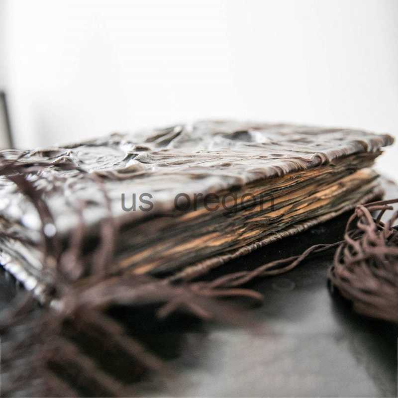 Decorative Objects Figurines New Necronomicon Dark Magic Book Altar Ceremony Prop Demon Evil Dead Summon Book Living Room Decoration Desktop Home Acce