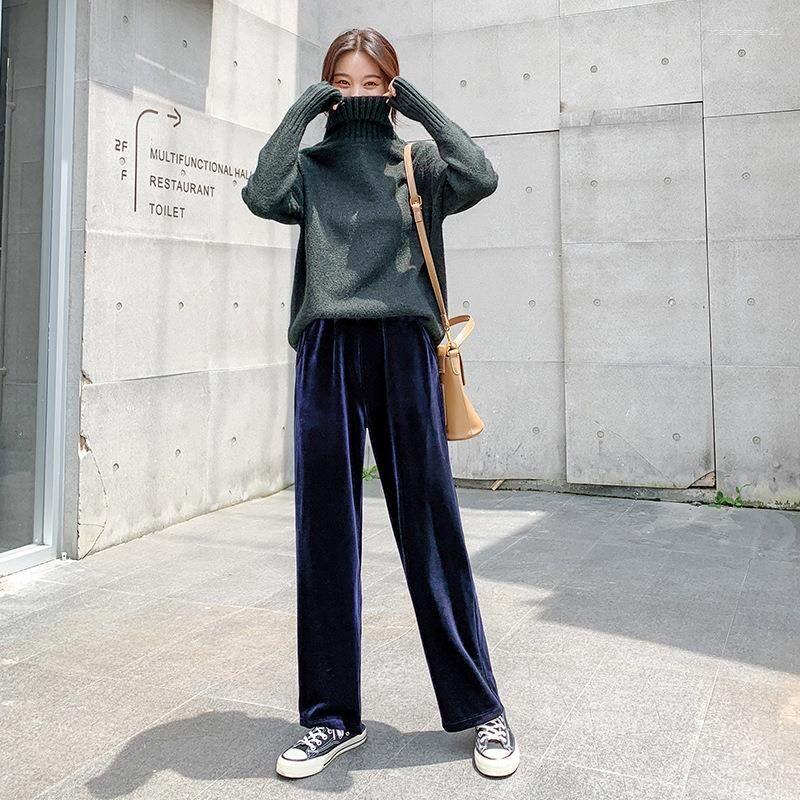 Women's Pants S-3XL Velvet Casual Women Loose High Waist Soft Straight Elegant All-match Korean Style Slim Spring Female Mature Ins Cozy, Black
Women's Pants S-3XL Velvet Casual Women Loose High Waist Soft Straight Elegant All-match Korean Style Slim Spring Female Mature Ins Cozy, Black