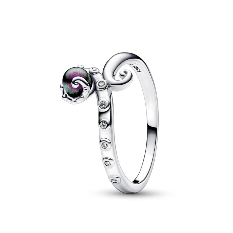 925 Sterling Silver Charming Women's Combination Set Love Hand -Painted Engagement Couple Jewelry Fashion Accessories Free Delivery