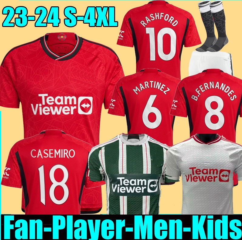3XL 4XL 23 24 SANCHO soccer jerseys BRUNO FERNANDES RASHFORD football shirt 2023 2024 men kids MANS UTDS MARTINEZ CASEMIRO ANTONY MANCHESTERS Garnacho Fans Player, Away palyer version
3XL 4XL 23 24 SANCHO soccer jerseys BRUNO FERNANDES RASHFORD football shirt 2023 2024 men kids MANS UTDS MARTINEZ CASEMIRO ANTONY MANCHESTERS Garnacho Fans Player, Away palyer version