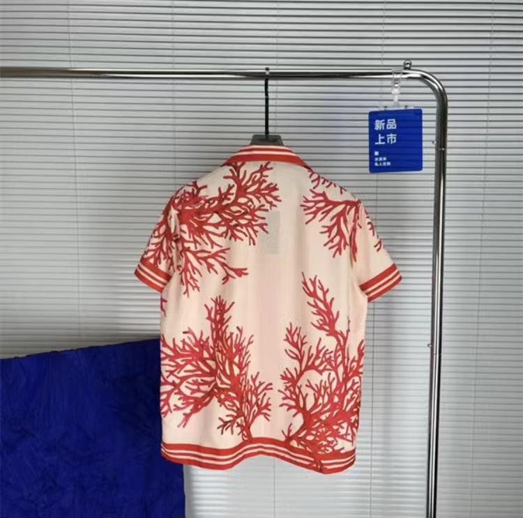 Designer Shirt Mens Button Up print bowling shirt Hawaii Floral Casual Shirts Men Slim Fit Short Sleeve Dress Hawaiian t-shirt M-3XL U17