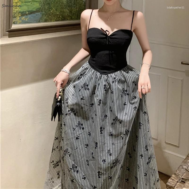 Casual Dresses Vintage Sexy Club Evening Party Fashion Korean Style Off Shoulder Spaghetti Strap Dress Summer Women Holiday Midi, Picture color
Casual Dresses Vintage Sexy Club Evening Party Fashion Korean Style Off Shoulder Spaghetti Strap Dress Summer Women Holiday Midi, Picture color
