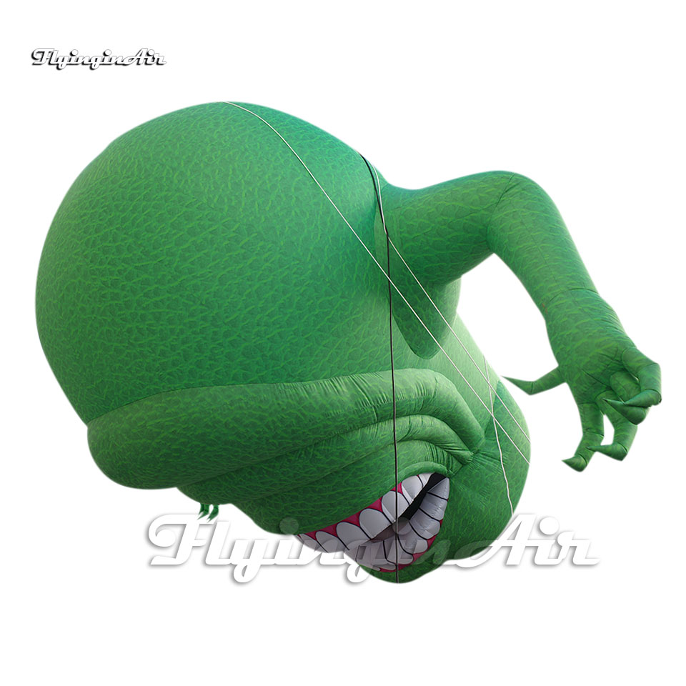 Wonderful Halloween Character Inflatable Slimer Ghostbusters Green Monster Airblown Ghost With Blower For Event Show