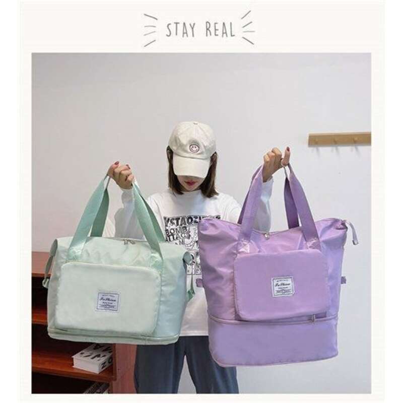 Wet and Dry Separation Exercise Portable Large Bag Yoga Fitness Bag Folding Storage Bag Large Capacity Travel Bag
Wet and Dry Separation Exercise Portable Large Bag Yoga Fitness Bag Folding Storage Bag Large Capacity Travel Bag