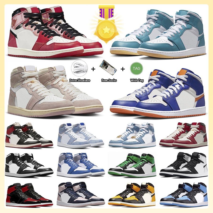 1 1s Basketball Shoes Spider-Verse Game Royal Aquatone UNC Toe Craft Reverse Laney Washed Pink Lost and Found Lucky Green Washed Pink Skyline Sneakers for Men Women, Item#43
1 1s Basketball Shoes Spider-Verse Game Royal Aquatone UNC Toe Craft Reverse Laney Washed Pink Lost and Found Lucky Green Washed Pink Skyline Sneakers for Men Women, Item#43