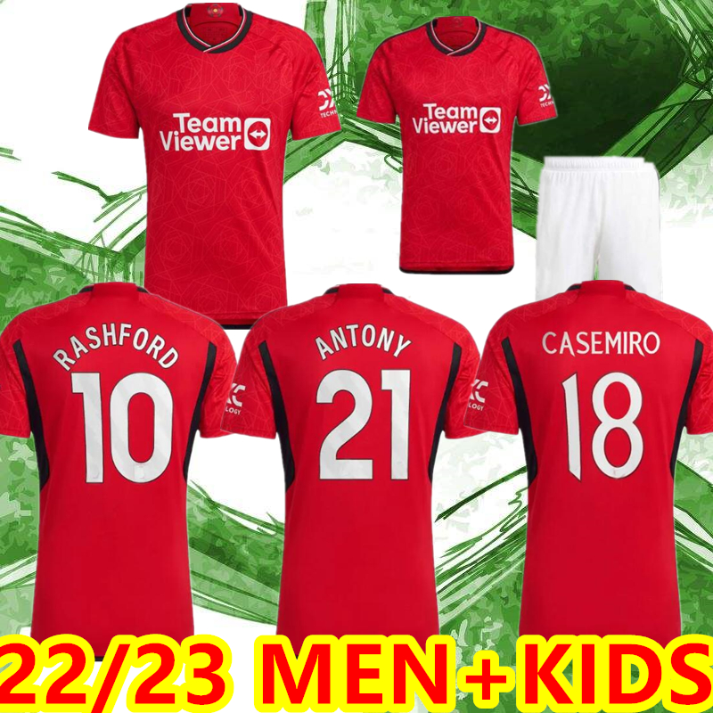 23/24 RASHFORD CASEMIRO Soccer Jersey 2023 MAN UTD SANCHO ANTONY Shirt B.FERNANDES MARTINEZ McTOMINAY R.VARANE GARNACHO SHAW MANCHESTERS kids kit Football Uniform, 23-24 home 
23/24 RASHFORD CASEMIRO Soccer Jersey 2023 MAN UTD SANCHO ANTONY Shirt B.FERNANDES MARTINEZ McTOMINAY R.VARANE GARNACHO SHAW MANCHESTERS kids kit Football Uniform, 23-24 home