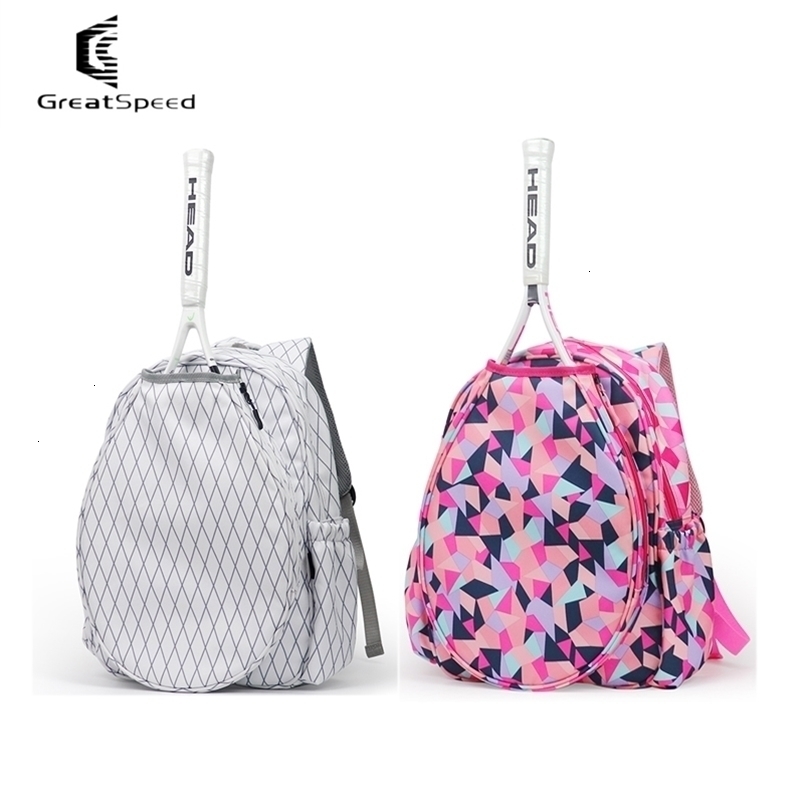 Tennis Bags Colorful GreatSpeed Tennis Backpack Polyester 1-2 Pack Tenis Squash Badminton Rackets Sports Bag Clothing Shoes Warehouse Bags 220913