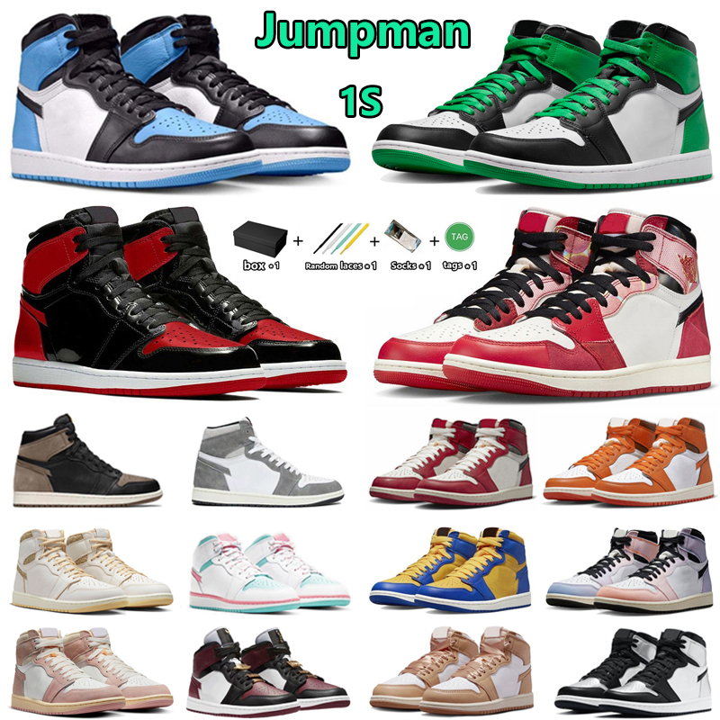 Jumpman 1 Spiderman basketball shoes 1s SpiderVerse Lucky Green StarFish Lost Found Bred Patent UNC Silver Toe Digital Pink men women trainers sports sneakers shoe, Color#14
Jumpman 1 Spiderman basketball shoes 1s SpiderVerse Lucky Green StarFish Lost Found Bred Patent UNC Silver Toe Digital Pink men women trainers sports sneakers shoe, Color#14