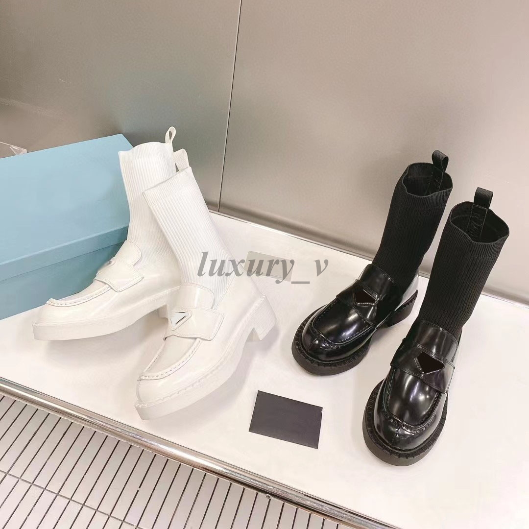 Designer Boots Women Casual Shoes Monolith Loafers Lady Sock Boots Brushed Leather Black Cloudbust Classic Patent Booties with box, White
Designer Boots Women Casual Shoes Monolith Loafers Lady Sock Boots Brushed Leather Black Cloudbust Classic Patent Booties with box, White