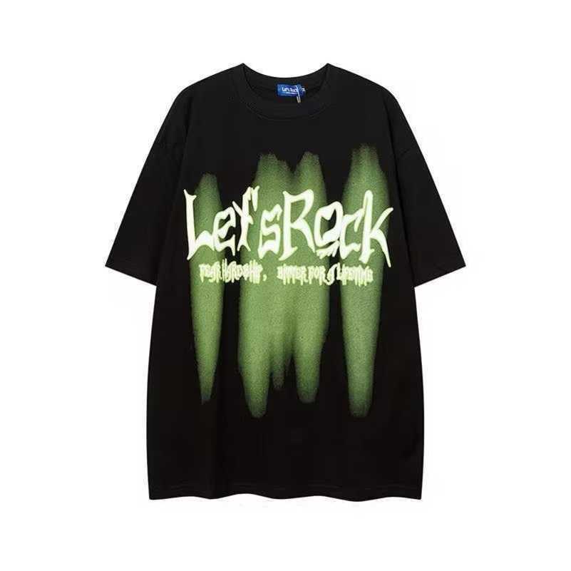 American short sleeved men's summer design feels niche, trendy and versatile. Heavyweight t-shirts, Hong Kong style, loose fitting men's clothing, trendy brand clothes, Black 240g
American short sleeved men's summer design feels niche, trendy and versatile. Heavyweight t-shirts, Hong Kong style, loose fitting men's clothing, trendy brand clothes, Black 240g