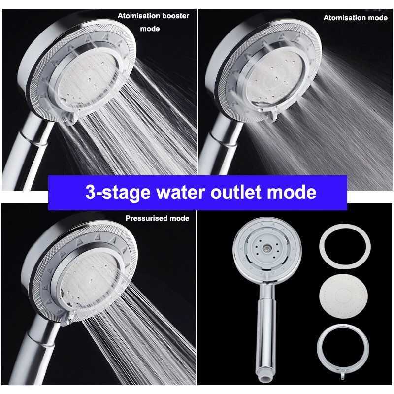 Bathroom Shower Heads Shower Head High Pressure Water Saving Mode Spray Handheld Showerheads Universal ABS Shower Heads R230627
