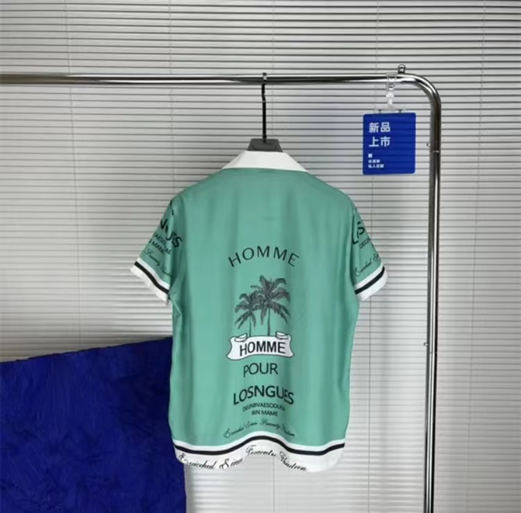 Designer Shirt Mens Button Up print bowling shirt Hawaii Floral Casual Shirts Men Slim Fit Short Sleeve Dress Hawaiian t-shirt M-3XL U17