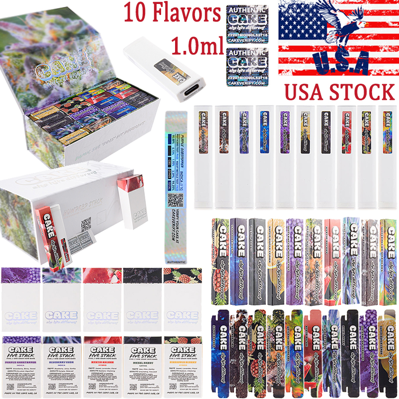 USA Stock Newest CAKE Gen 6 E Cigarettes 1.0ml Disposable Vape Pen Rechargeable Empty Device 280mah Oil Vaporizer Carts 10 Flavors Disposable
USA Stock Newest CAKE Gen 6 E Cigarettes 1.0ml Disposable Vape Pen Rechargeable Empty Device 280mah Oil Vaporizer Carts 10 Flavors Disposable