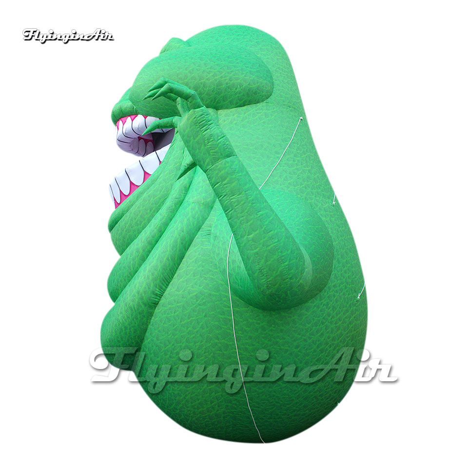 Wonderful Halloween Character Inflatable Slimer Ghostbusters Green Monster Airblown Ghost With Blower For Event Show