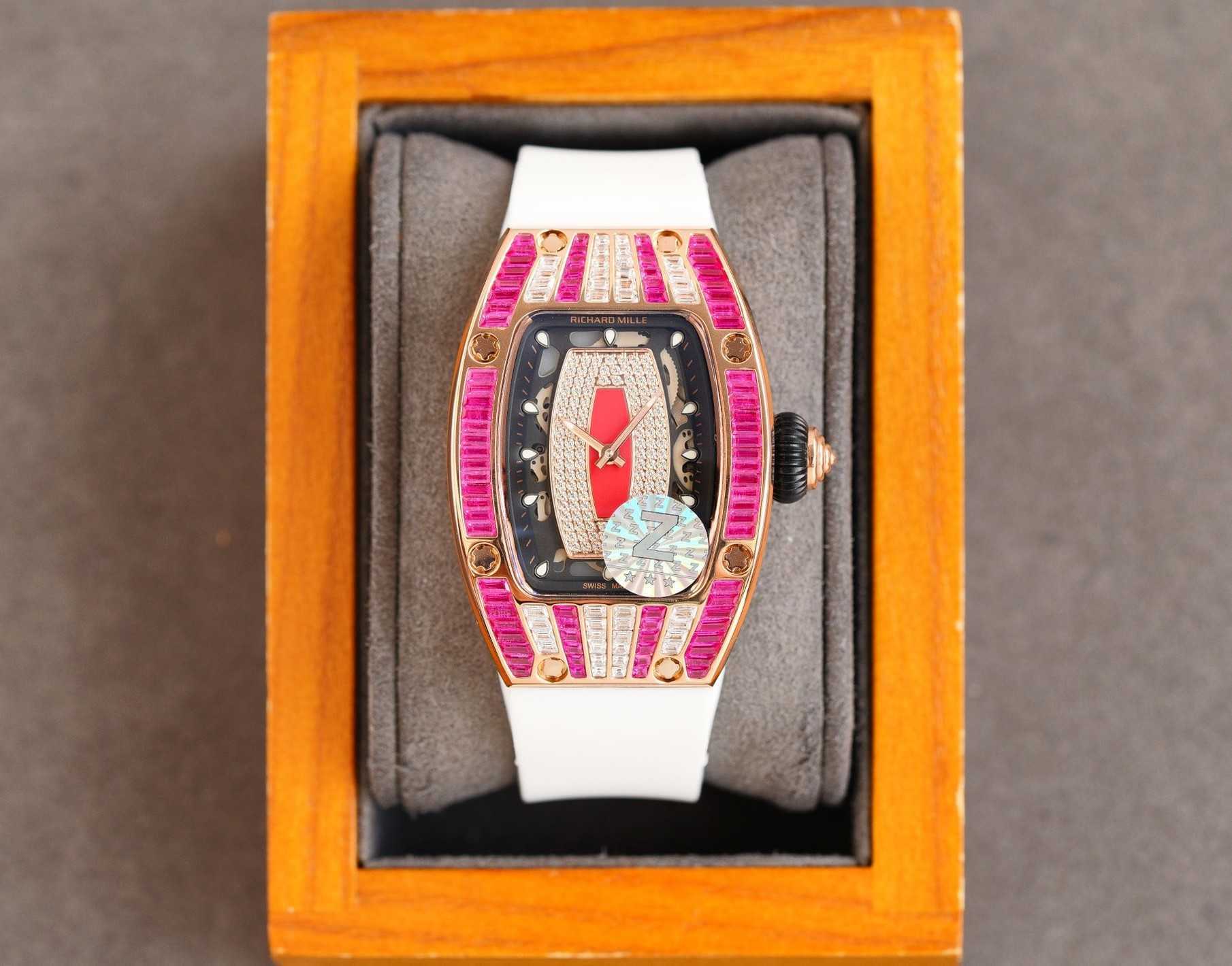 Fantastic Diamond R i c h a r d Luxury Super style Female wrist watches RM007 RM07-01 Z Factory montre designer High-end quality iced out bezel for women waterproof 9nb
Fantastic Diamond R i c h a r d Luxury Super style Female wrist watches RM007 RM07-01 Z Factory montre designer High-end quality iced out bezel for women waterproof 9nb