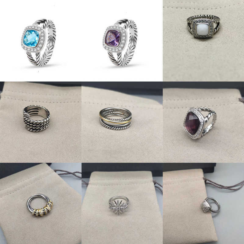 Jewelry Designer Luxury Rings Designers High Quality 18K Gold Classic Twisted Ring Women Blue Topaz Zircon Hoop Fashion Wedding Gifts
Jewelry Designer Luxury Rings Designers High Quality 18K Gold Classic Twisted Ring Women Blue Topaz Zircon Hoop Fashion Wedding Gifts