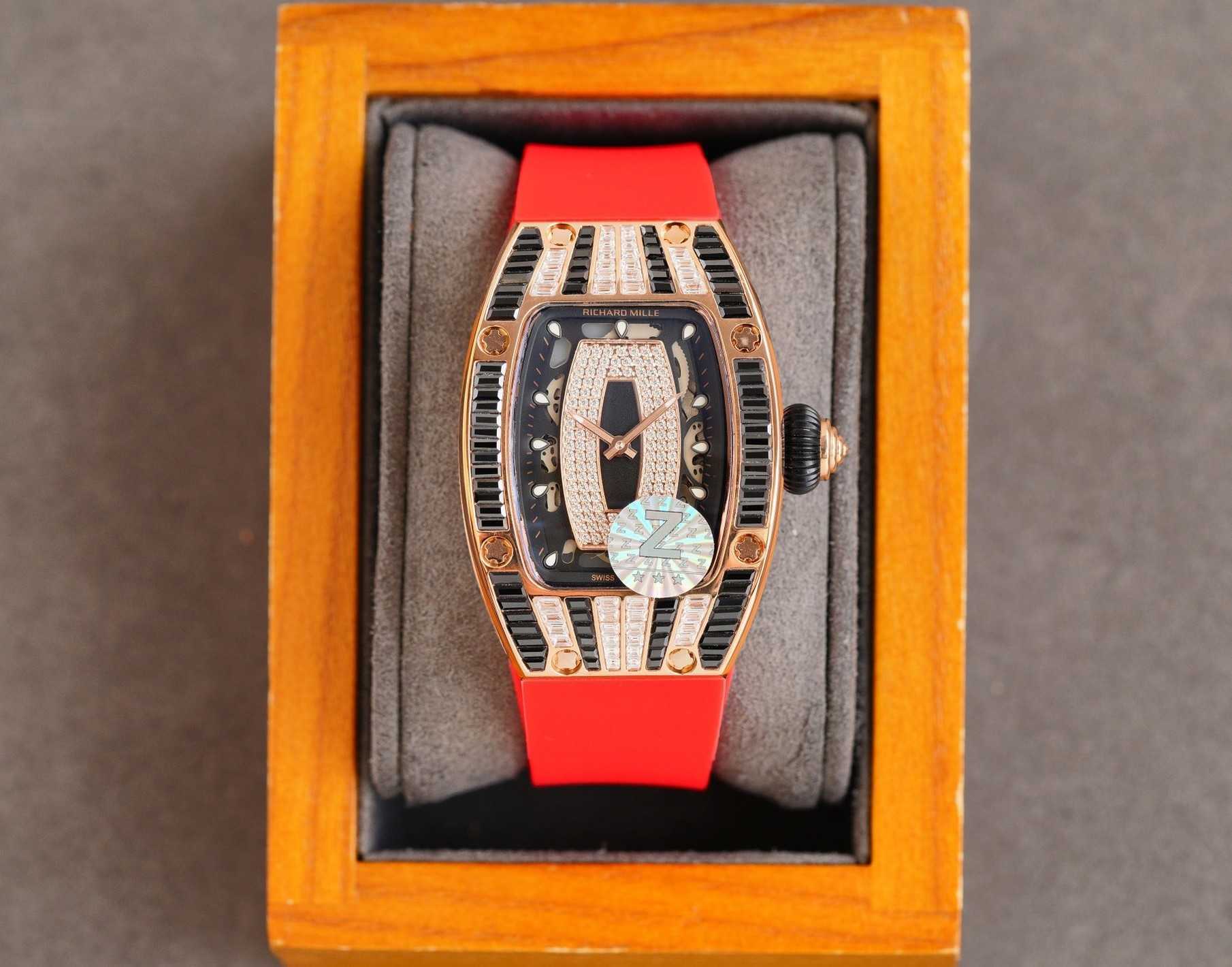 Fantastic Diamond R i c h a r d Luxury Super style Female wrist watches RM007 RM07-01 Z Factory montre designer High-end quality iced out bezel for women waterproof 8nb
Fantastic Diamond R i c h a r d Luxury Super style Female wrist watches RM007 RM07-01 Z Factory montre designer High-end quality iced out bezel for women waterproof 8nb