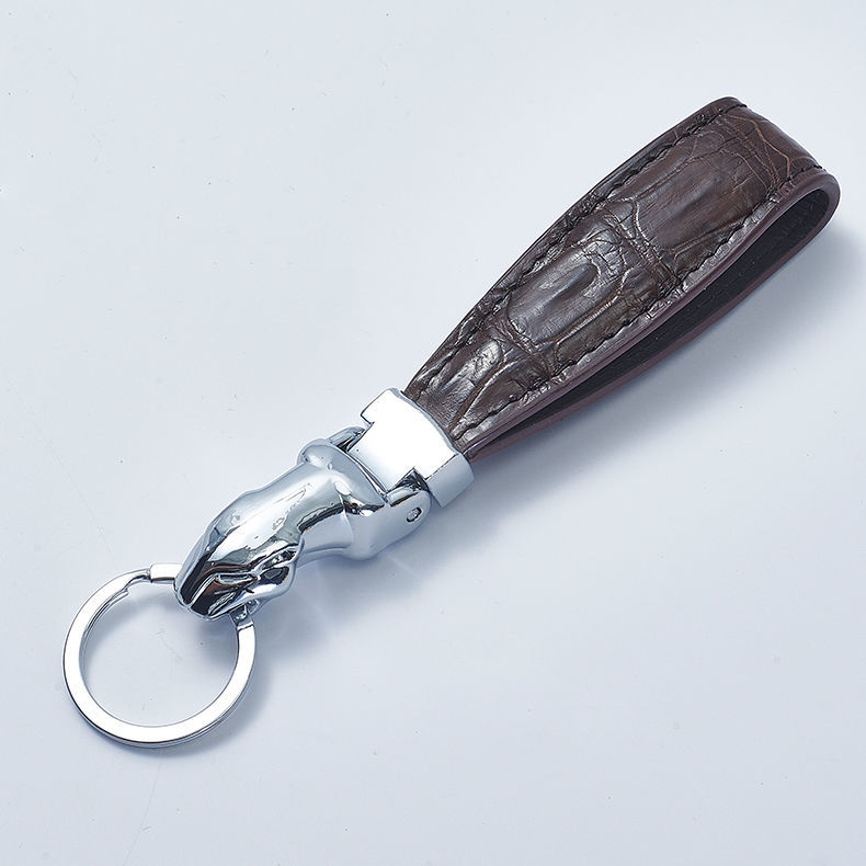 leather kring Printed Designer Keychain 3 leather keyring