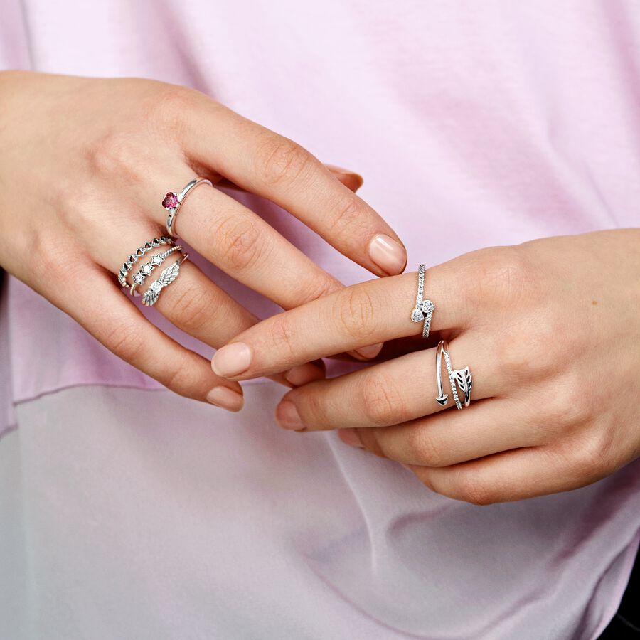 925 Sterling Silver Celestial Bodies Blue Glittering Moon Ring Solar Ring Female Silver Jewelry Fashion Accessories Free Delivery